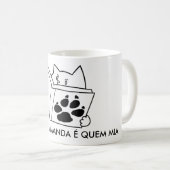 Caneca QUEM MANDA Koffiemok (Voorkant rechts)