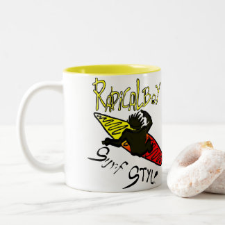 Caneca Radical Boy® Surf Style Tweekleurige Koffiemok