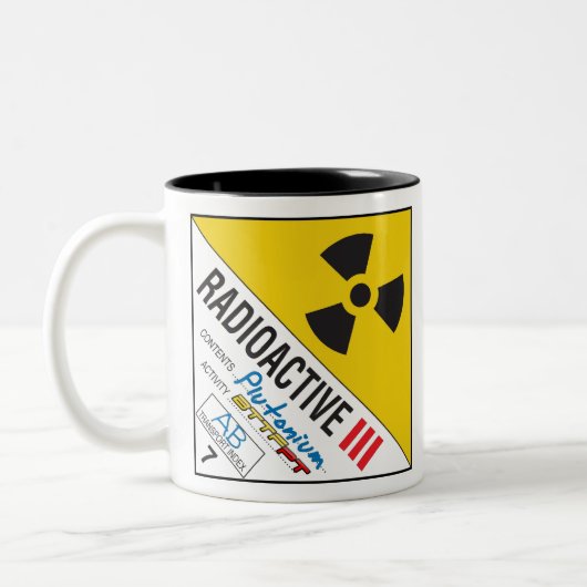 Caneca Radioativa Tweekleurige Koffiemok (Links)