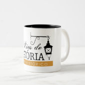 Caneca Rios de História Tweekleurige Koffiemok (Voorkant rechts)
