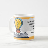 Caneca "Salmos 119:105" Texto e imagem Koffiemok (Voorkant links)