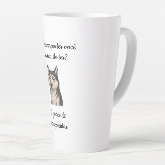 Caneca Superpoder de aposentar Latte Mok (Rechterhoek)