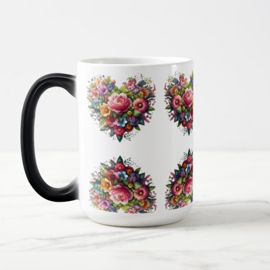 CANECA TRANSMUTAÇÃO - CORAÇÃO FLORES MAGISCHE MOK (Links)