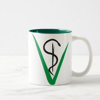 Caneca Veterinária Tweekleurige Koffiemok