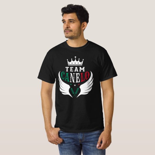 Canelo World Champion: "Team Canelo" T-Shirt (Voorkant volledig)