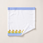 Canetons mignons sur fond blanc (Gant de toilette)