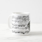 Canette De Café Piano et séparation Music mugs (Devant gauche)