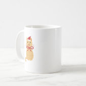 Canette de Noël Peinture de café Mug (Devant gauche)