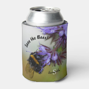 Canette "Sauvez les abeilles !" Rafraîchisseur pour canett