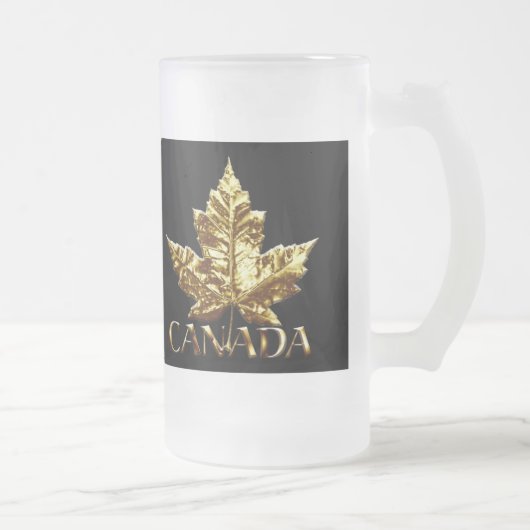 Canettes de bière Souvenir Canada Lunettes et Mugs (Droit)