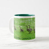 Canettes de café Canada Oies Mugs Verres d'oies (Devant gauche)