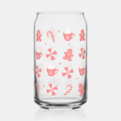 Canettes de Noël, tasses à café et pain d'épice (Gauche)