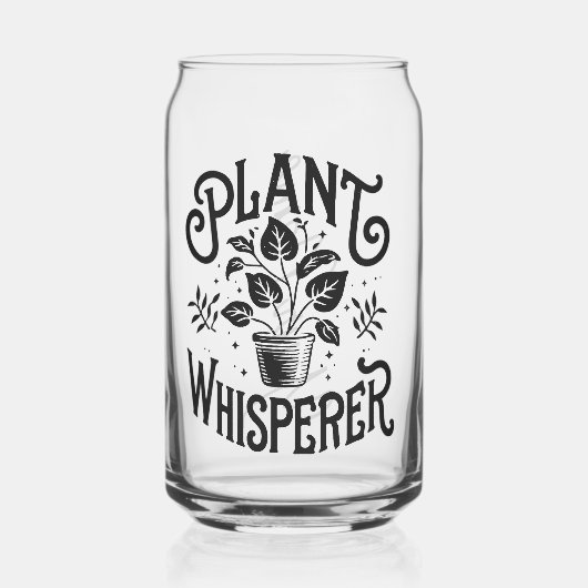 Canettes de verre plante Whisperer (Recto)