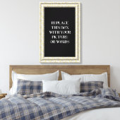 Canevas blanc "3-D" Cadre (Insitu(Chambre))