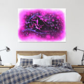 Canevas Cheval Pair À Imprimer Courir Dans La Nuit (Insitu(Chambre))