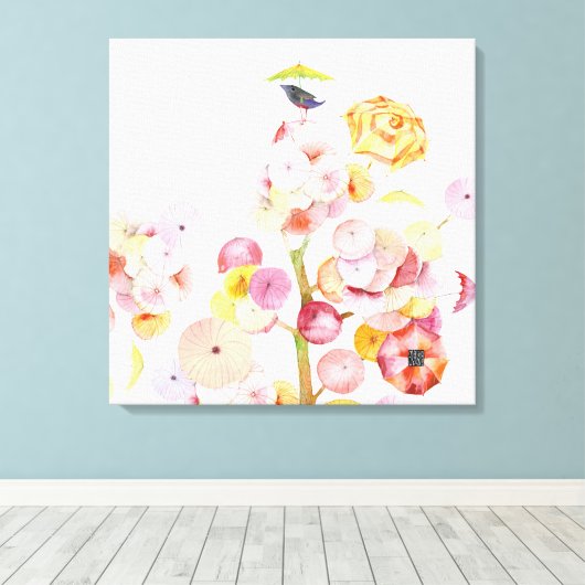 canevas d'oiseaux (Insitu (Plancher de Bois))