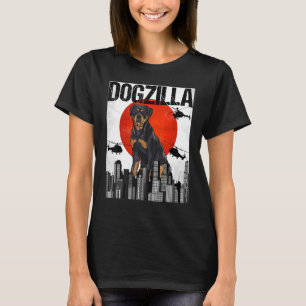 Canezilla Dogzilla Japanse Rottweiler T-shirt