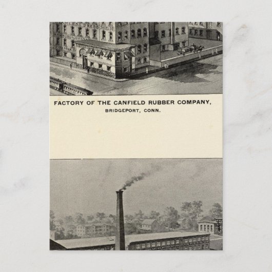 Canfield Rubber Co Briefkaart (Voorkant)
