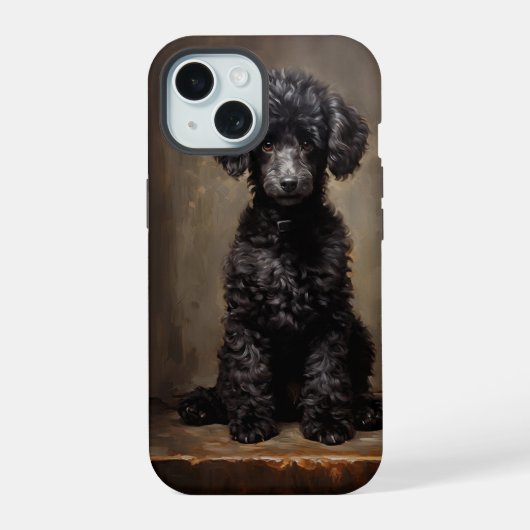 Caniche noir  (Verso)