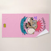 Caniche Punk (Serviette de bain)