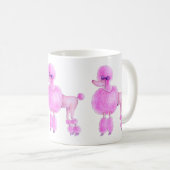 Caniche rose caniche tasse (Devant droit)