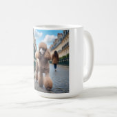 Caniche standard Élégante Mug de café (Devant droit)