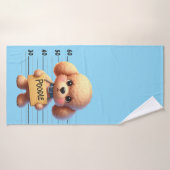 Caniche vilain (Serviette de bain)