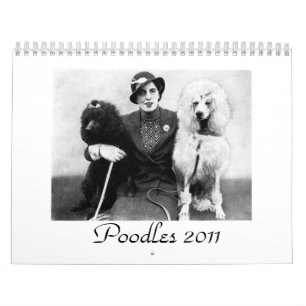 Caniches : Calendrier 2011