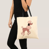 Caniches roses sur le sac de défilé (Devant (produit))