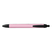 Caniches standard noirs roses et stylos noirs (Dos)