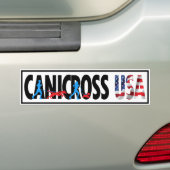 Canicross USA Bumper Sticker (En voiture)
