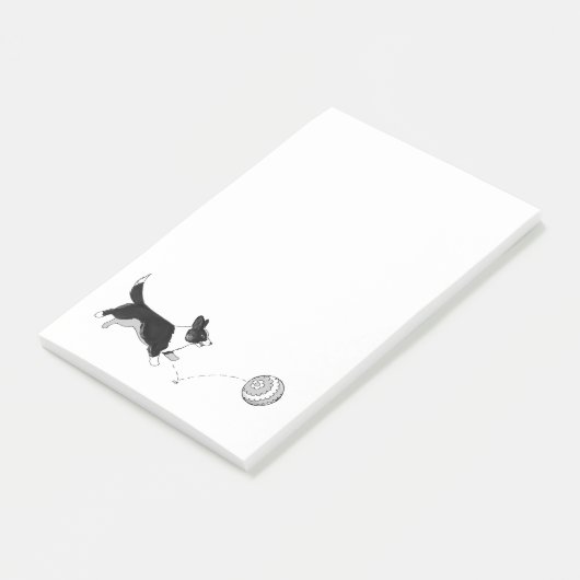 Canicula Corgi-laptop Post-it® Notes (Schuin)