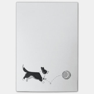 Canicula Corgi-laptop Post-it® Notes