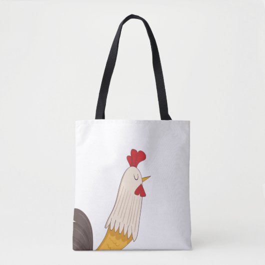 canicule de poulet funky illustration sac fourre-t (Devant)