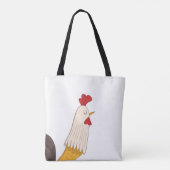 canicule de poulet funky illustration sac fourre-t (Dos)