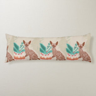 Canidé Fantaisiste avec Gâteau – Coussin de Corps