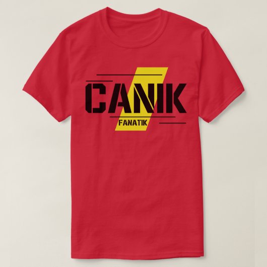 Canik Fanatik Wit Geel TShirt (Design voorkant)