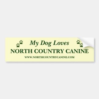 Canine Bumpersticker Noord-land