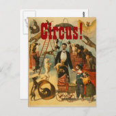 Canine Circus - Carte postale #2 (Devant / Derrière)