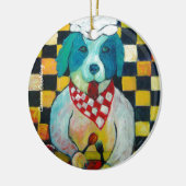 Canine Cooking Keramisch Ornament (Links)