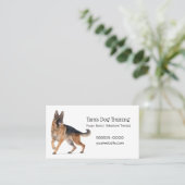 Canine Dog Training Pet Visitekaartje (Staand voorkant)