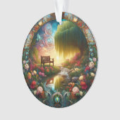 Canine enchantée sur des persiennes en céramique c (devant)