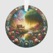 Canine enchantée sur des persiennes en céramique c (devant)