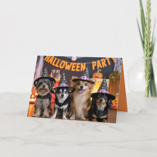 Canine Halloween Party Uitnodiging