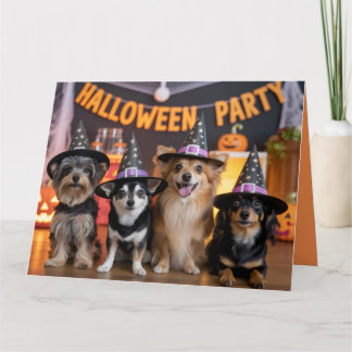 Canine Halloween Party Uitnodiging