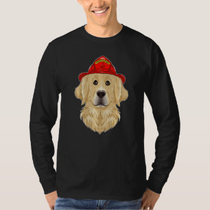 Canine Handler I Fireman Dog I Firefighter Golden T-shirt
