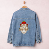 Canine Handler I Fireman Dog I Firefighter Havanes Denim Jacket (Hangar)