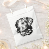 Canine Head schets Bedankzakje (Geknipt)