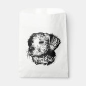 Canine Head schets Bedankzakje (Voorkant)