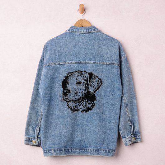 Canine Head schets Denim Jacket (Hangar)